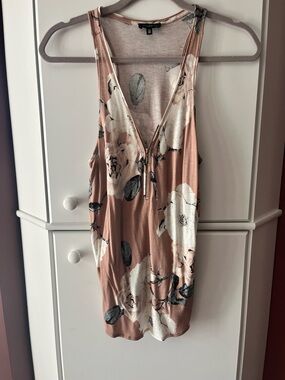 Dynamite Blush Pink Floral Tank Top